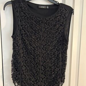 Apt. 9 Black Embellished Sleeveless Blouse